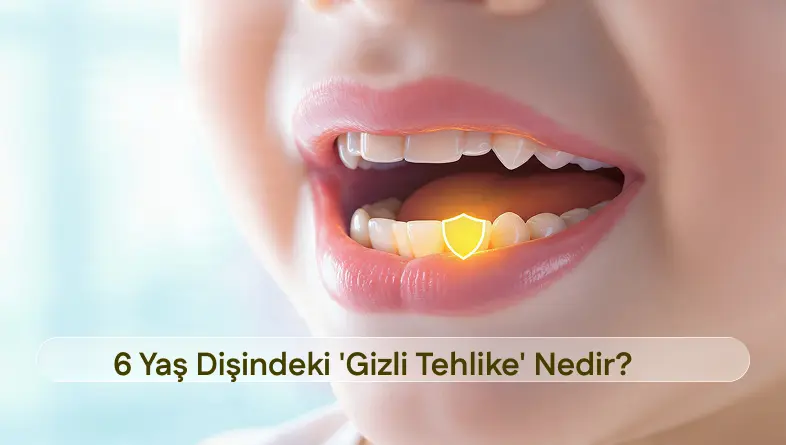 6 yaş dişleri süt dişi sanılan gizli tehlike ve çürükten korunma rehberi kapak görseli - 6-year molars hidden danger mistaken for baby teeth and decay prevention guide cover image - 6-летние моляры скрытая опасность принятая за молочные зубы и руководство по профилактике кариеса - обложка
