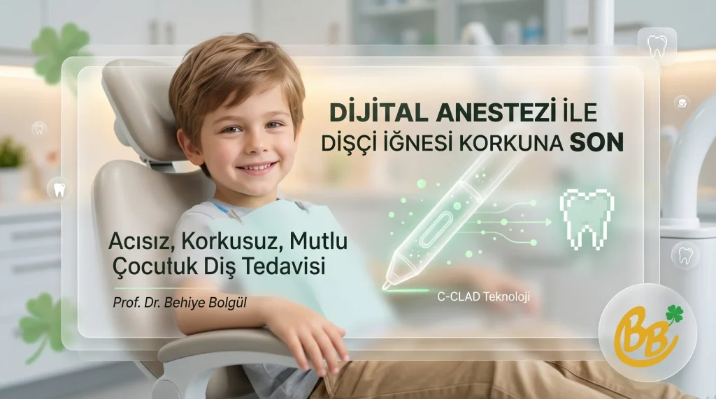Çocuklarda dijital anestezi (C-CLAD) uygulaması ile ağrısız diş tedavisi - Painless dental treatment with digital anesthesia (C-CLAD) application in children - Безболезненное лечение зубов с применением цифровой анестезии (C-CLAD) у детей